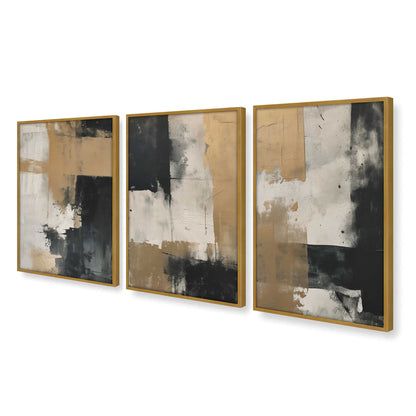 [Color:Polished Gold], Picture of art in a Polished Gold frame at an angle