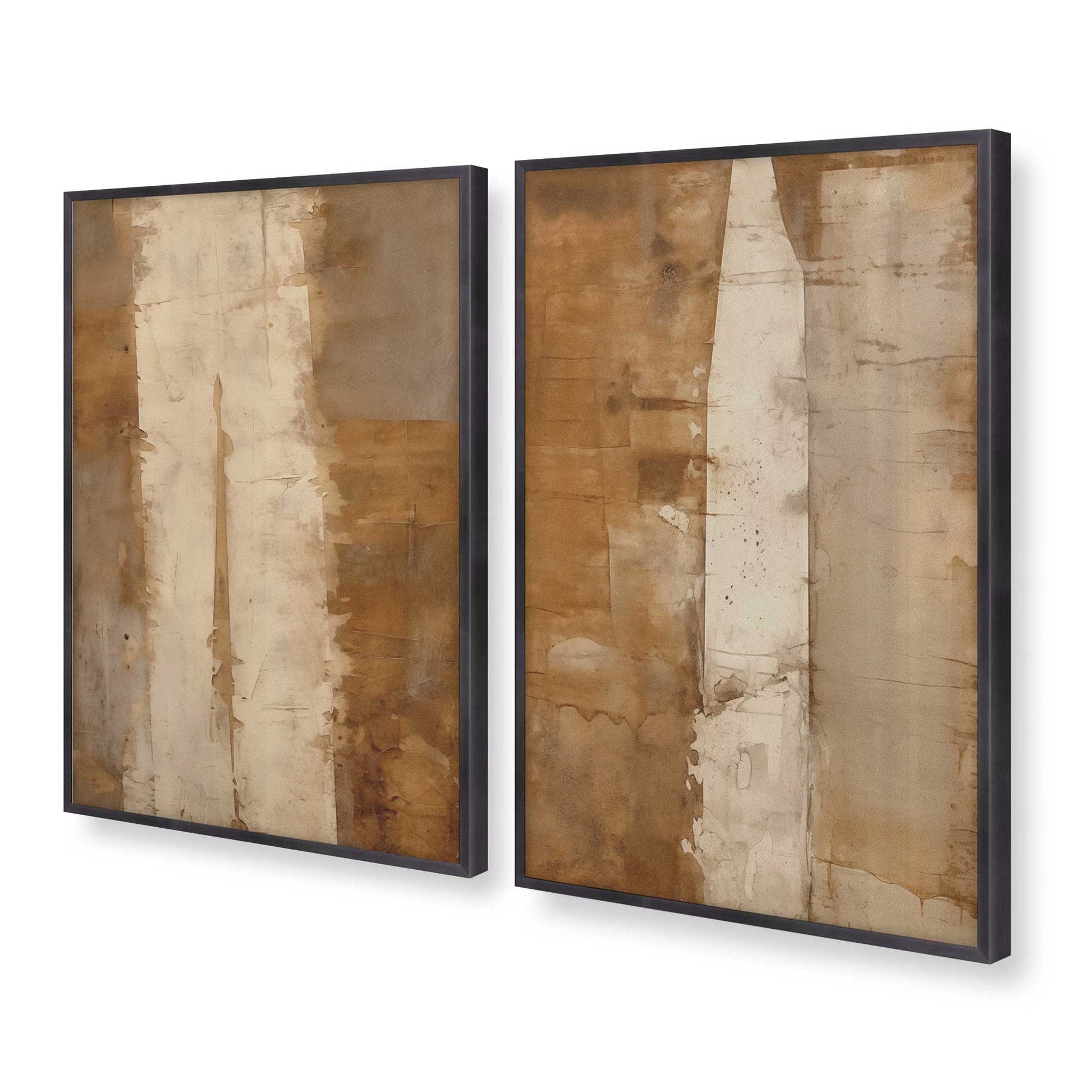 [Color:Weathered Zinc], Picture of art in a Weathered Zinc frame at an angle