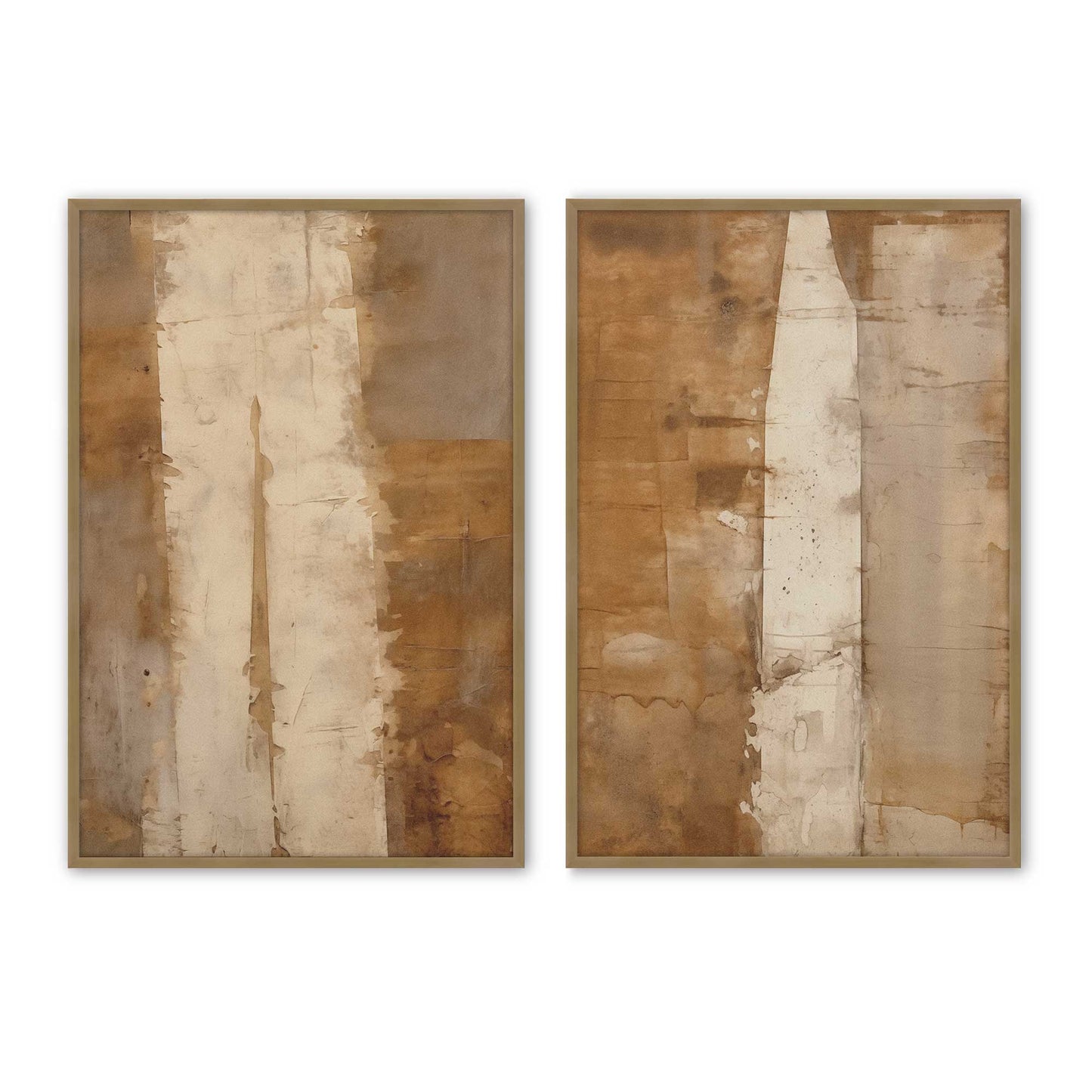 [Color:Brushed Gold], Picture of art in a Brushed Gold frame