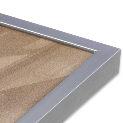 [Color:Polished Chrome], Picture of art in a Polished Chrome frame of the corner