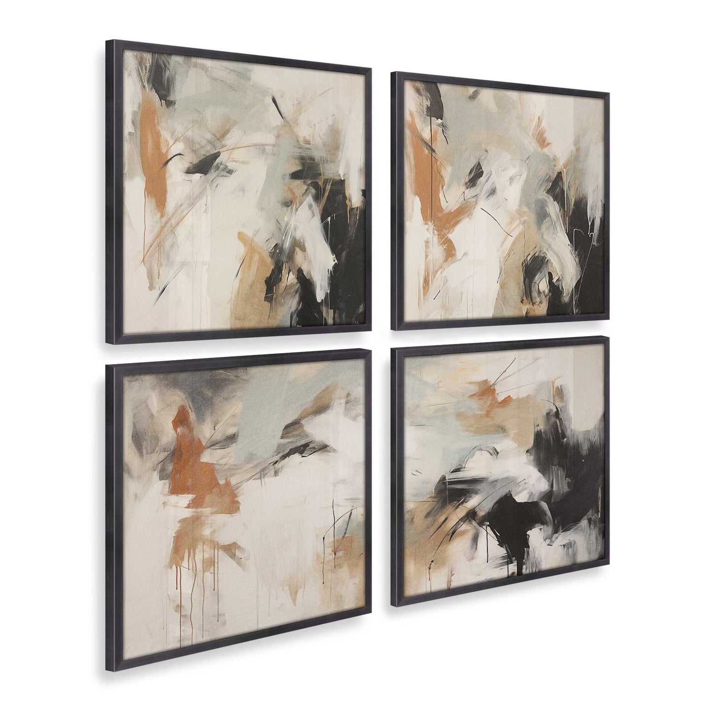 [Color:Weathered Zinc], Picture of art in a Weathered Zinc frame of the corner