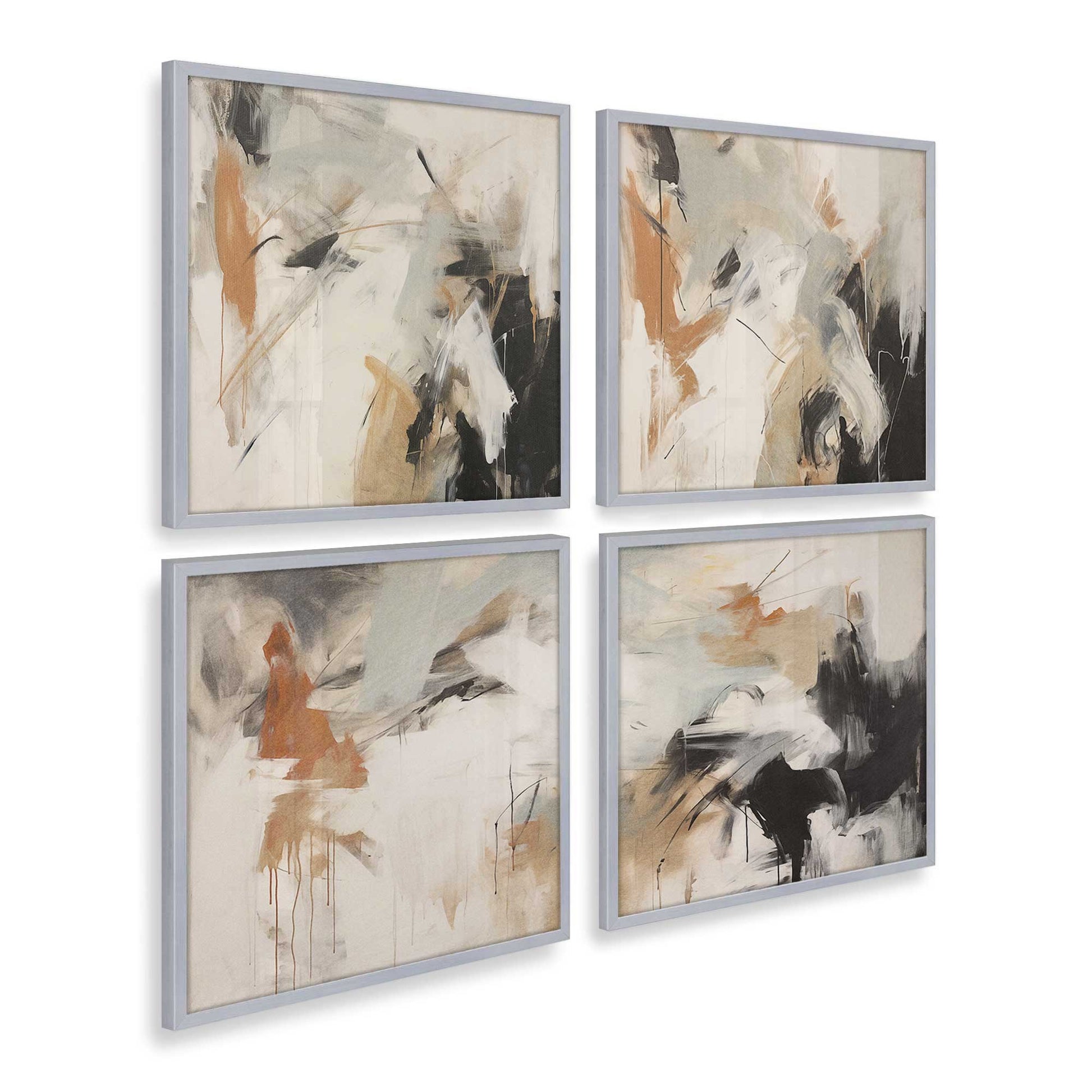 [Color:Polished Chrome], Picture of art in a Polished Chrome frame of the corner