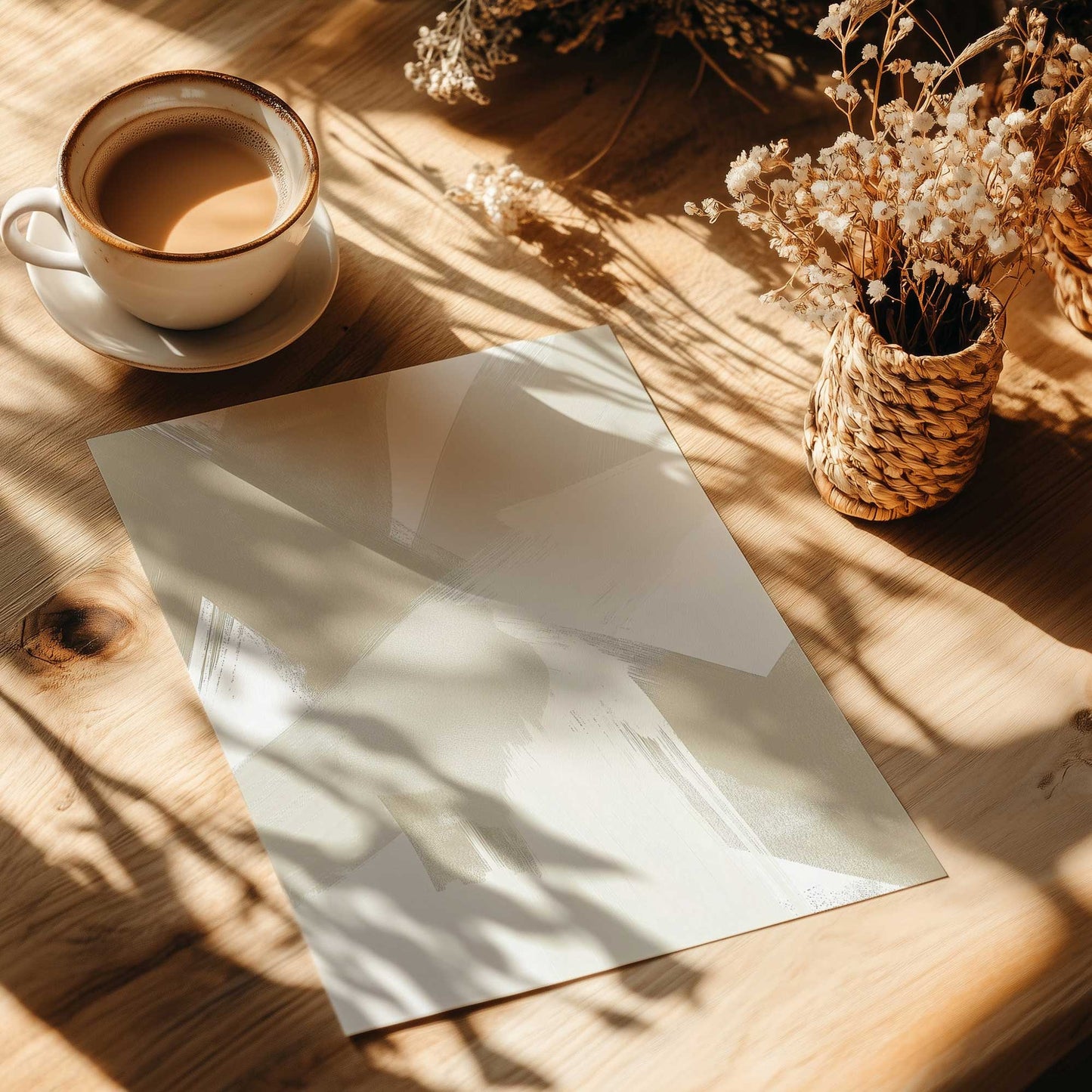 [color:Rolled Print], Picture of art in a room