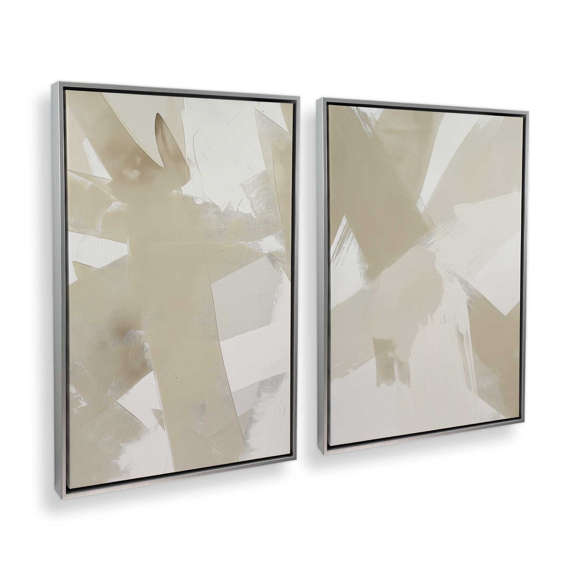 [Color:Polished Chrome], Picture of art in a Polished Chrome frame at an angle