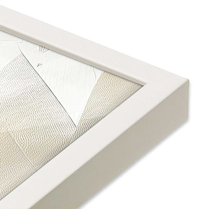 [Color:Opaque White], Picture of art in a Opaque White frame of the corner