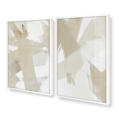 [Color:Opaque White], Picture of art in a Opaque White frame at an angle