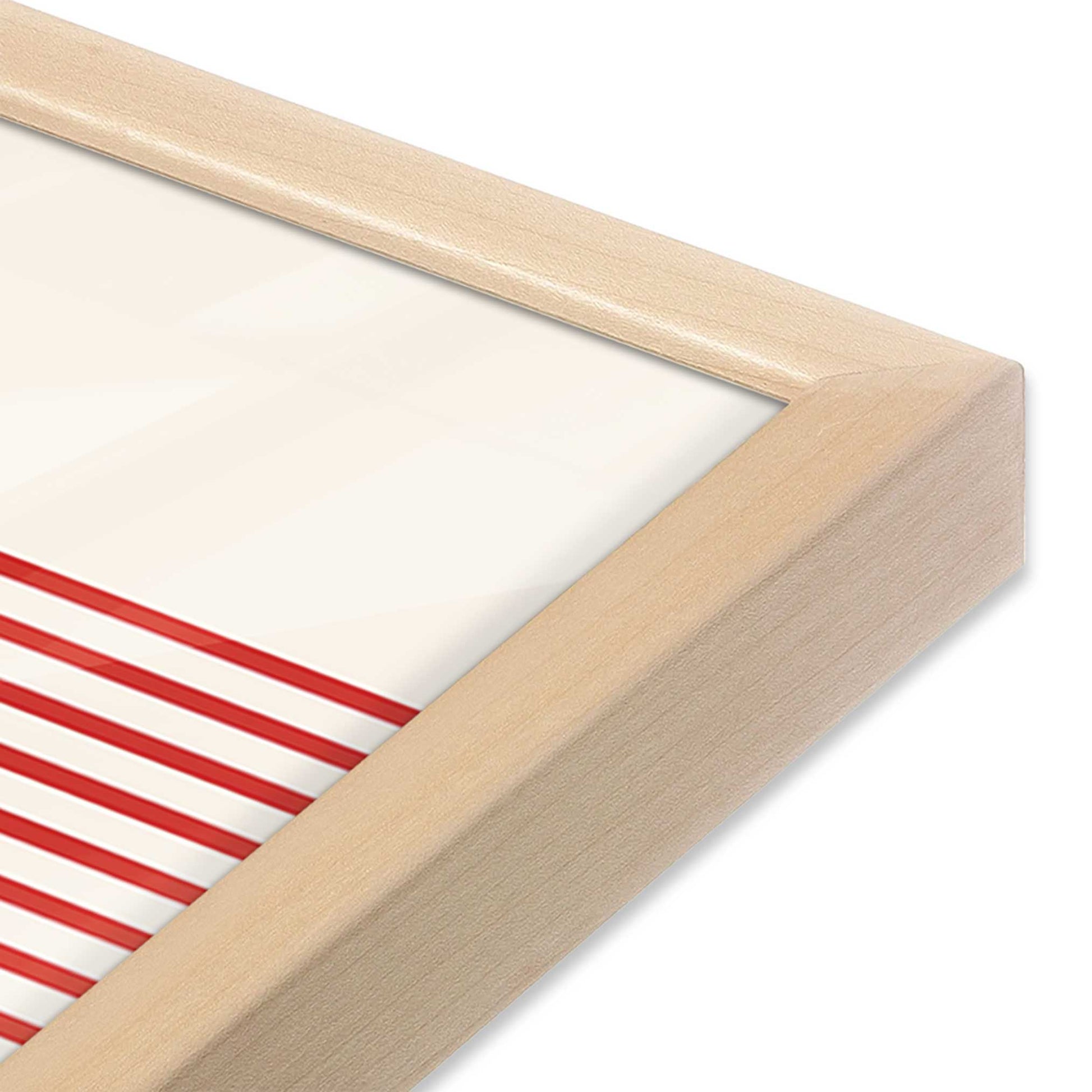[Color:Raw Maple], Picture of art in a Raw Maple frame at an angle