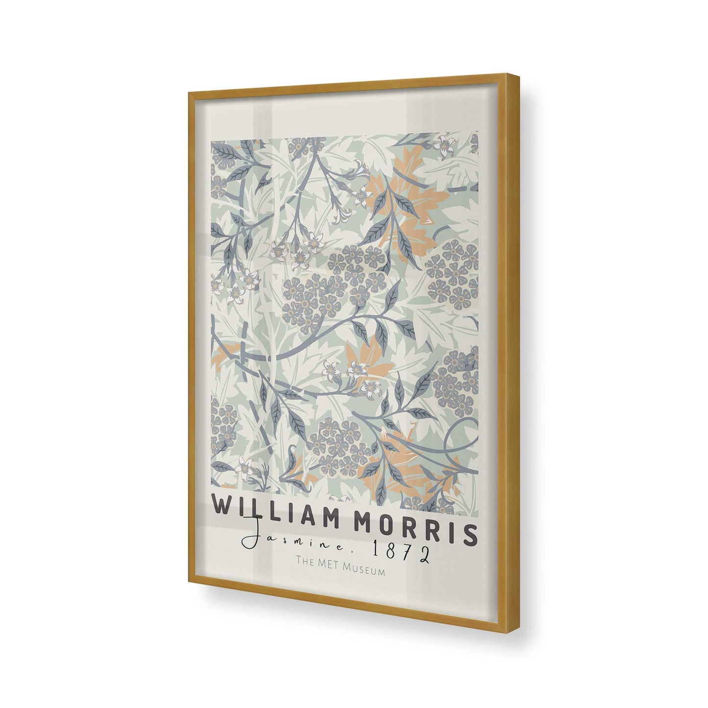 [Color:Polished Gold], Picture of art in a Polished Gold frame of the corner