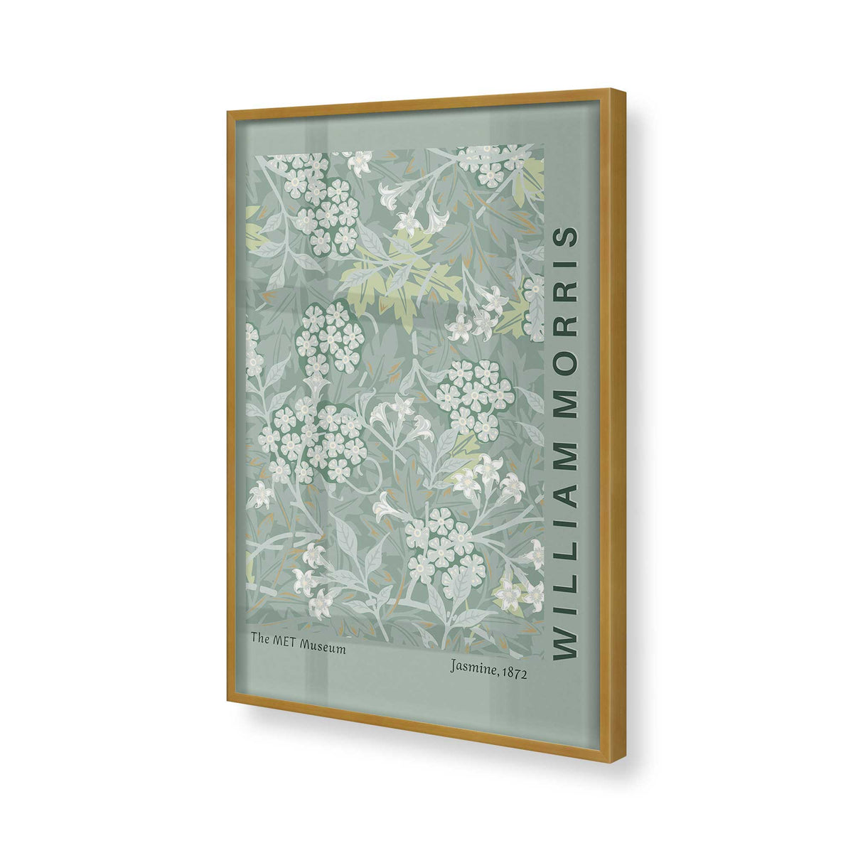 [Color:Polished Gold], Picture of art in a Polished Gold frame of the corner