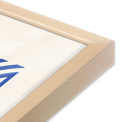 [Color:Raw Maple], Picture of art in a Raw Maple frame at an angle