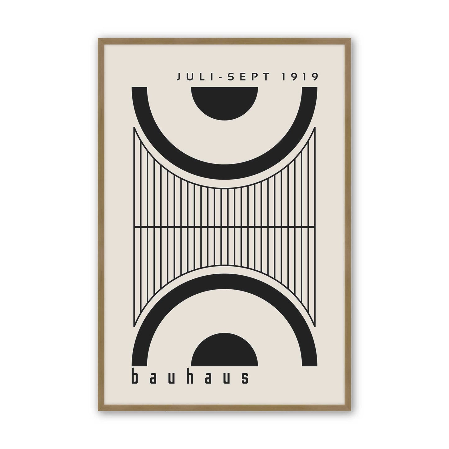 [Color:Brushed Gold], Picture of art in a Brushed Gold frame