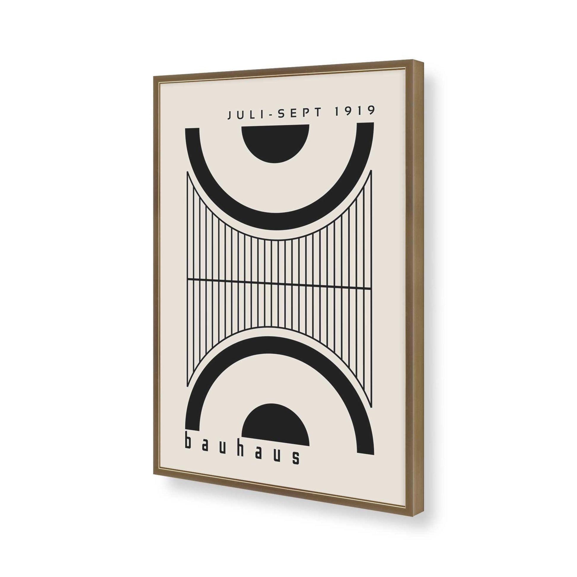 [Color:Brushed Gold], Picture of art in a Brushed Gold frame of the corner