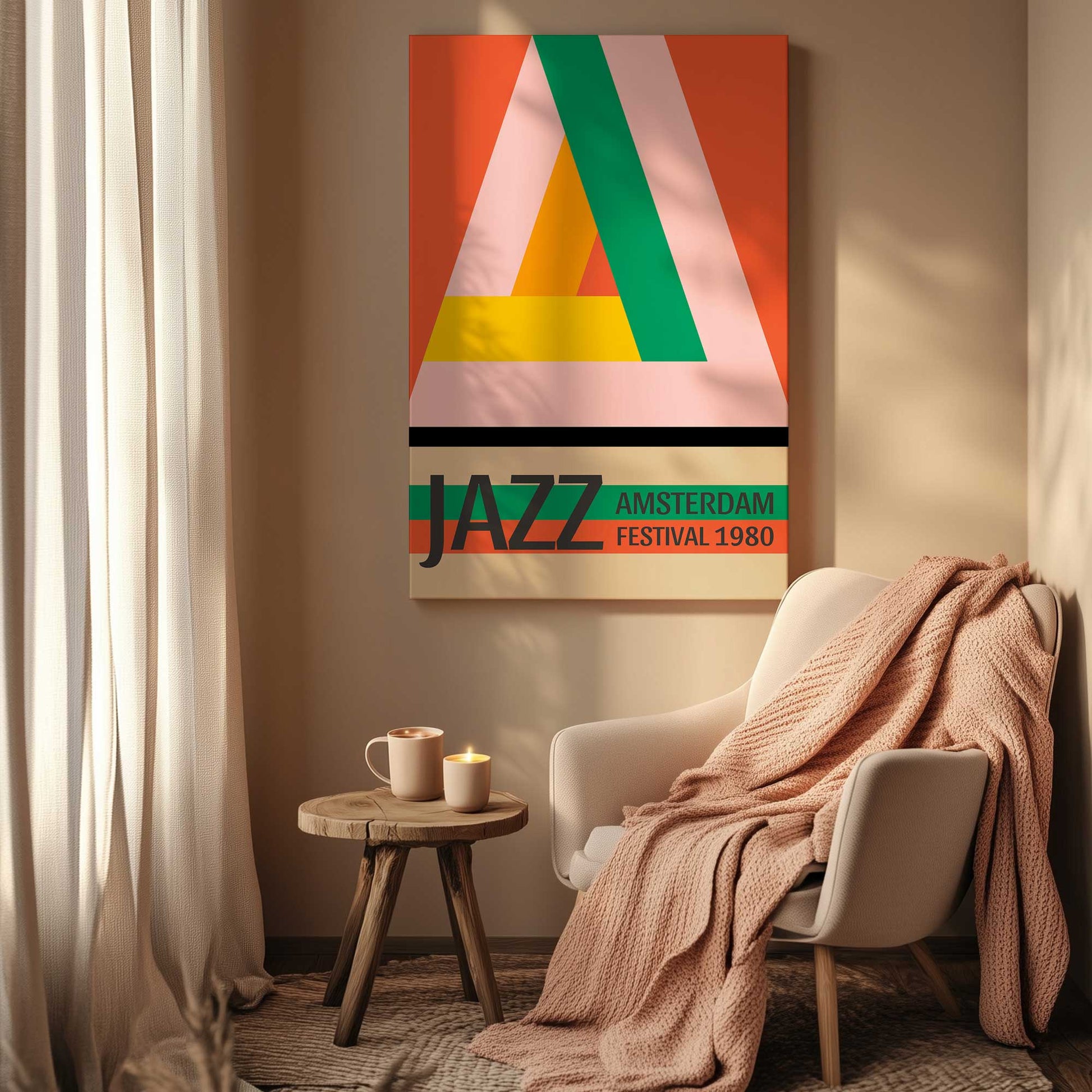 Picture of art in a room