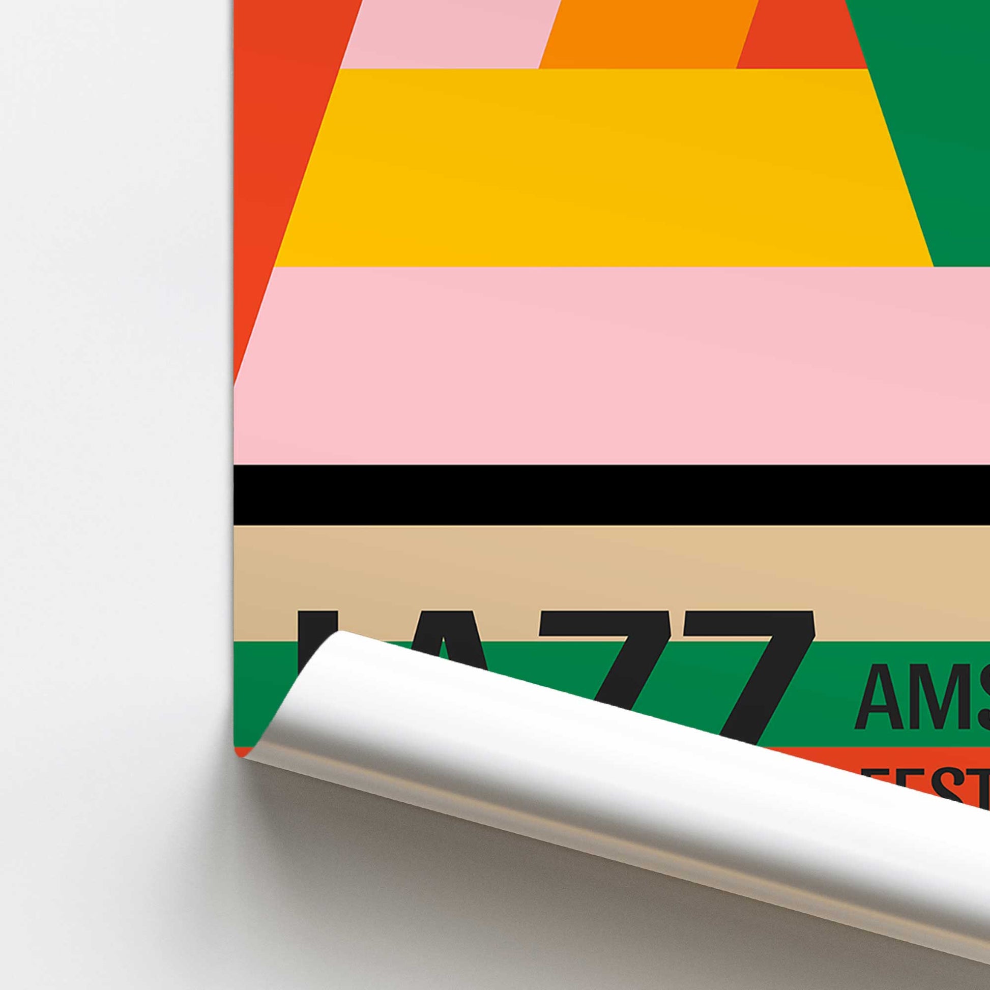 [color:Rolled Print], Picture of close up of art