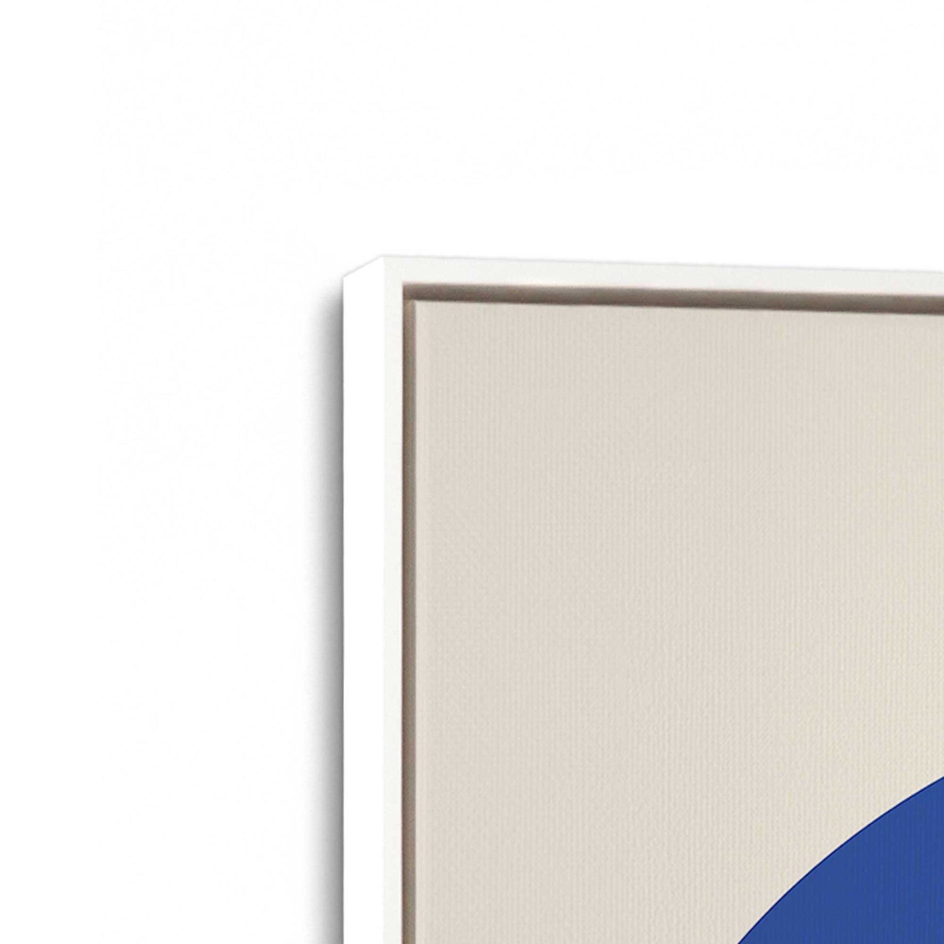 [Color:Opaque White], Picture of art in a White frame at an angle