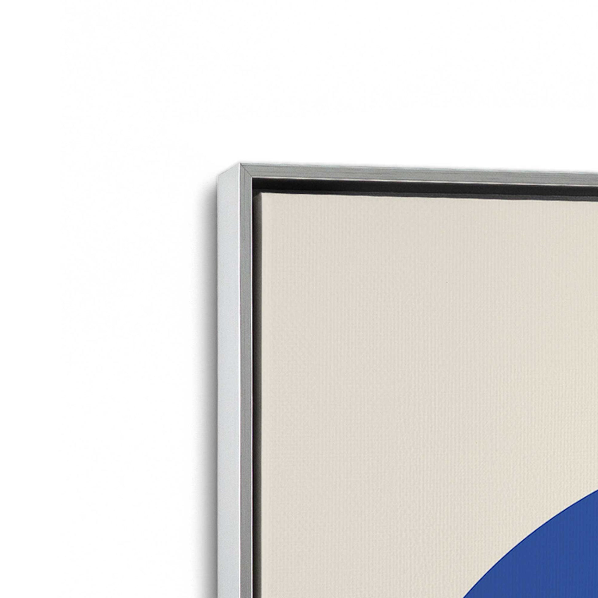 [Color:Polished Chrome], Picture of art in a Polished Chrome frame at an angle
