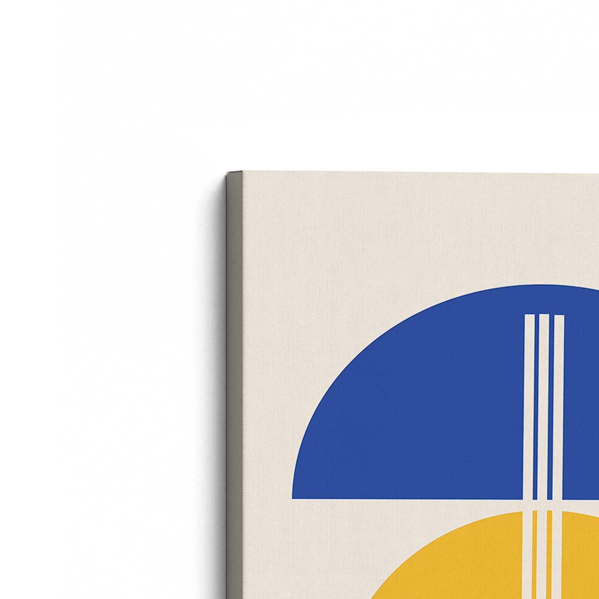 [Color:Stretched Canvas], Picture of the corner of the art