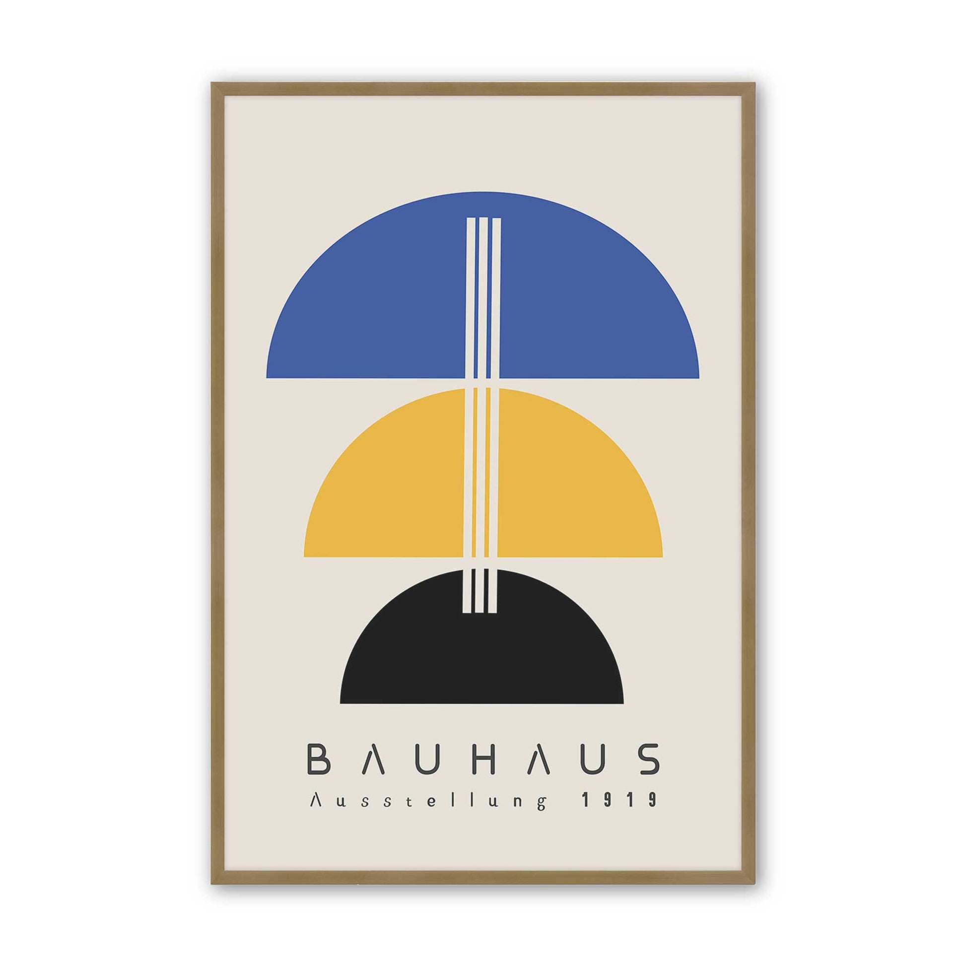 [Color:Brushed Gold], Picture of art in a Brushed Gold frame