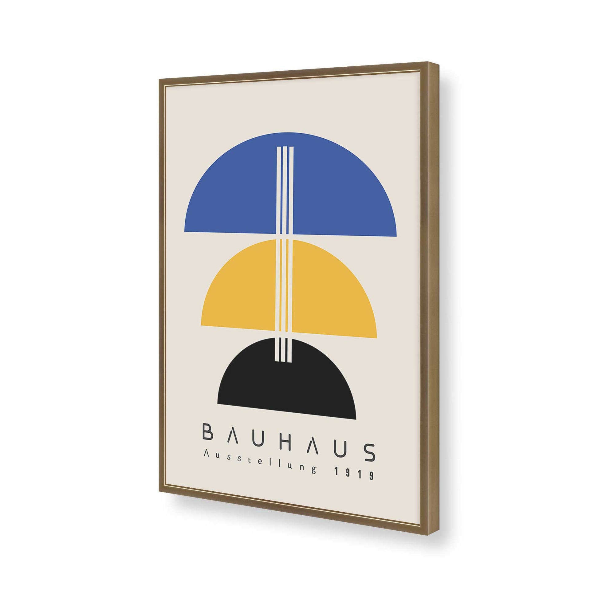 [Color:Brushed Gold], Picture of art in a Brushed Gold frame of the corner