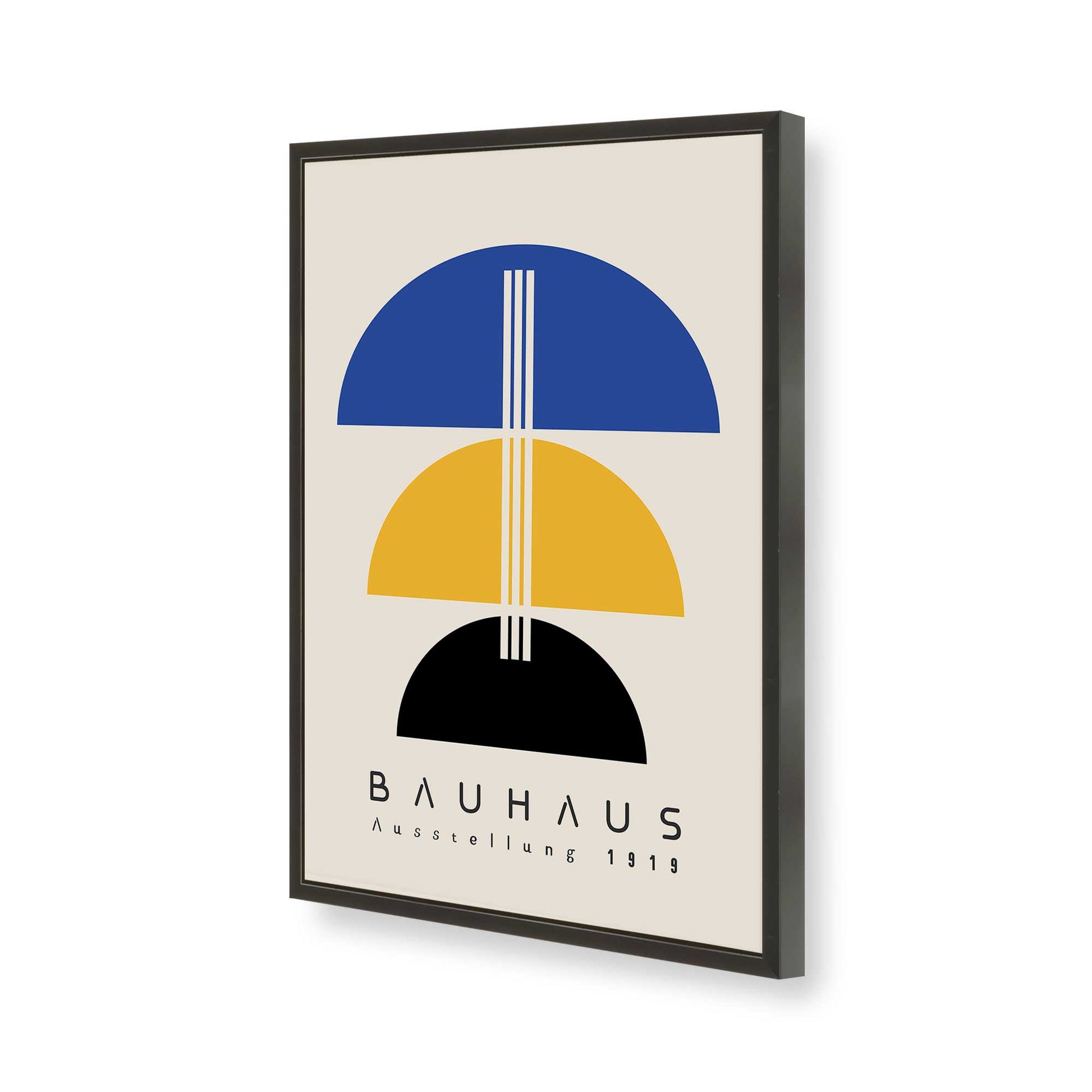 [Color:Satin Black], Picture of art in a Satin Black frame of the corner