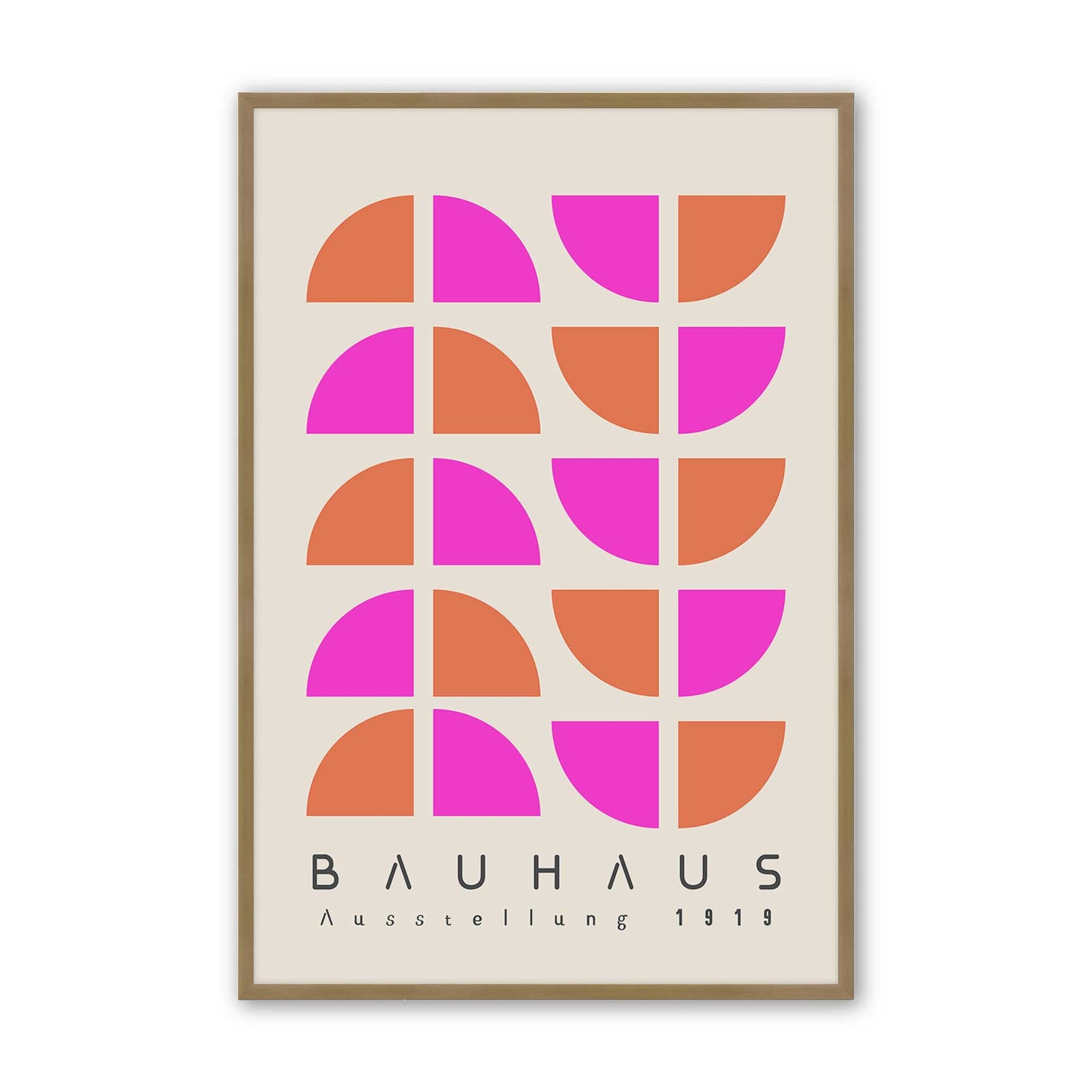 [Color:Brushed Gold], Picture of art in a Brushed Gold frame
