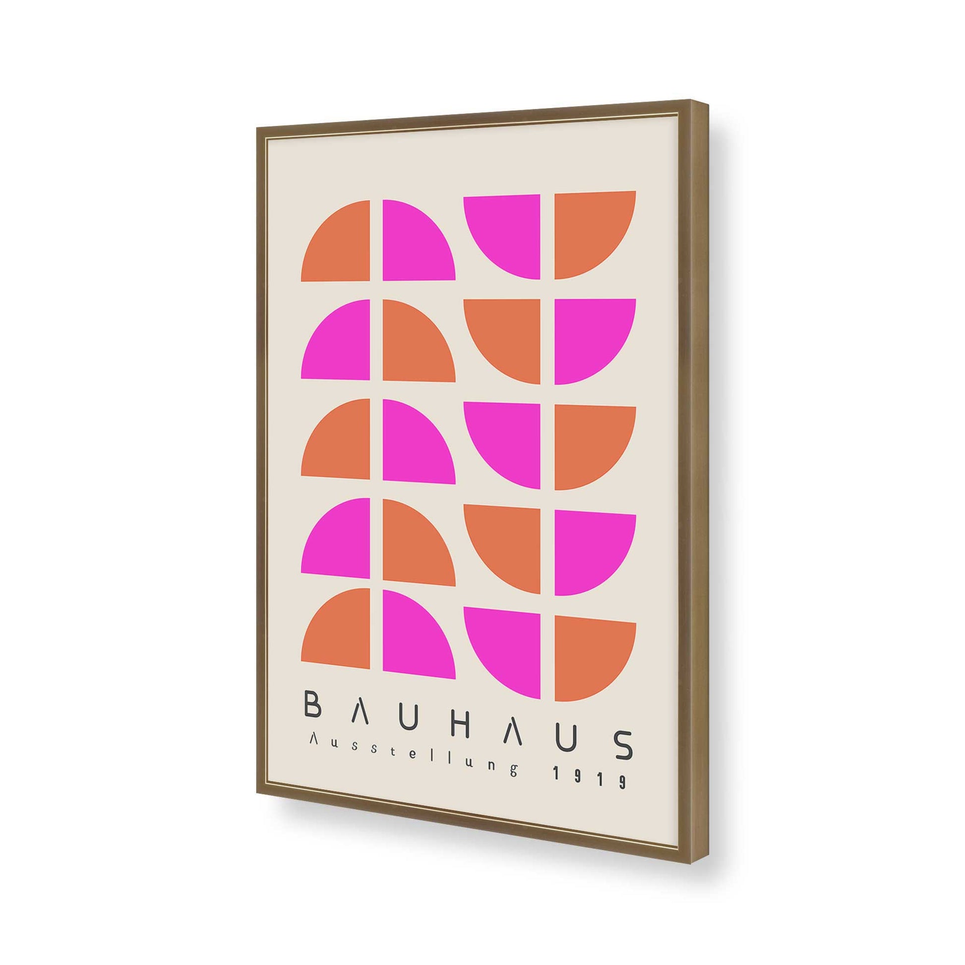 [Color:Brushed Gold], Picture of art in a Brushed Gold frame of the corner