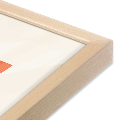 [Color:Raw Maple], Picture of art in a Raw Maple frame at an angle