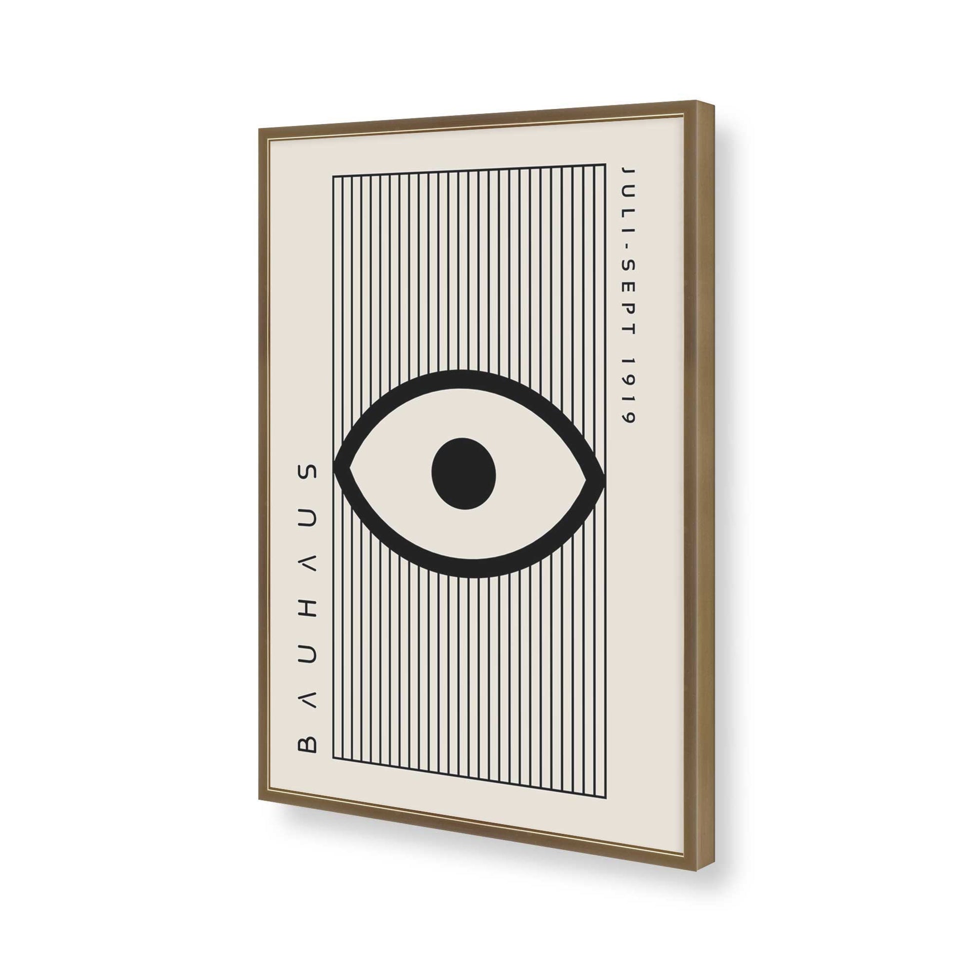 [Color:Brushed Gold], Picture of art in a Brushed Gold frame of the corner