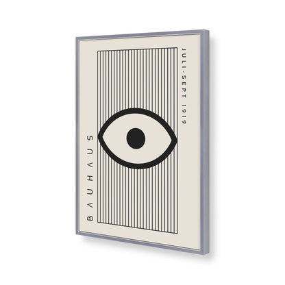 [Color:Polished Chrome], Picture of art in a Polished Chrome frame of the corner