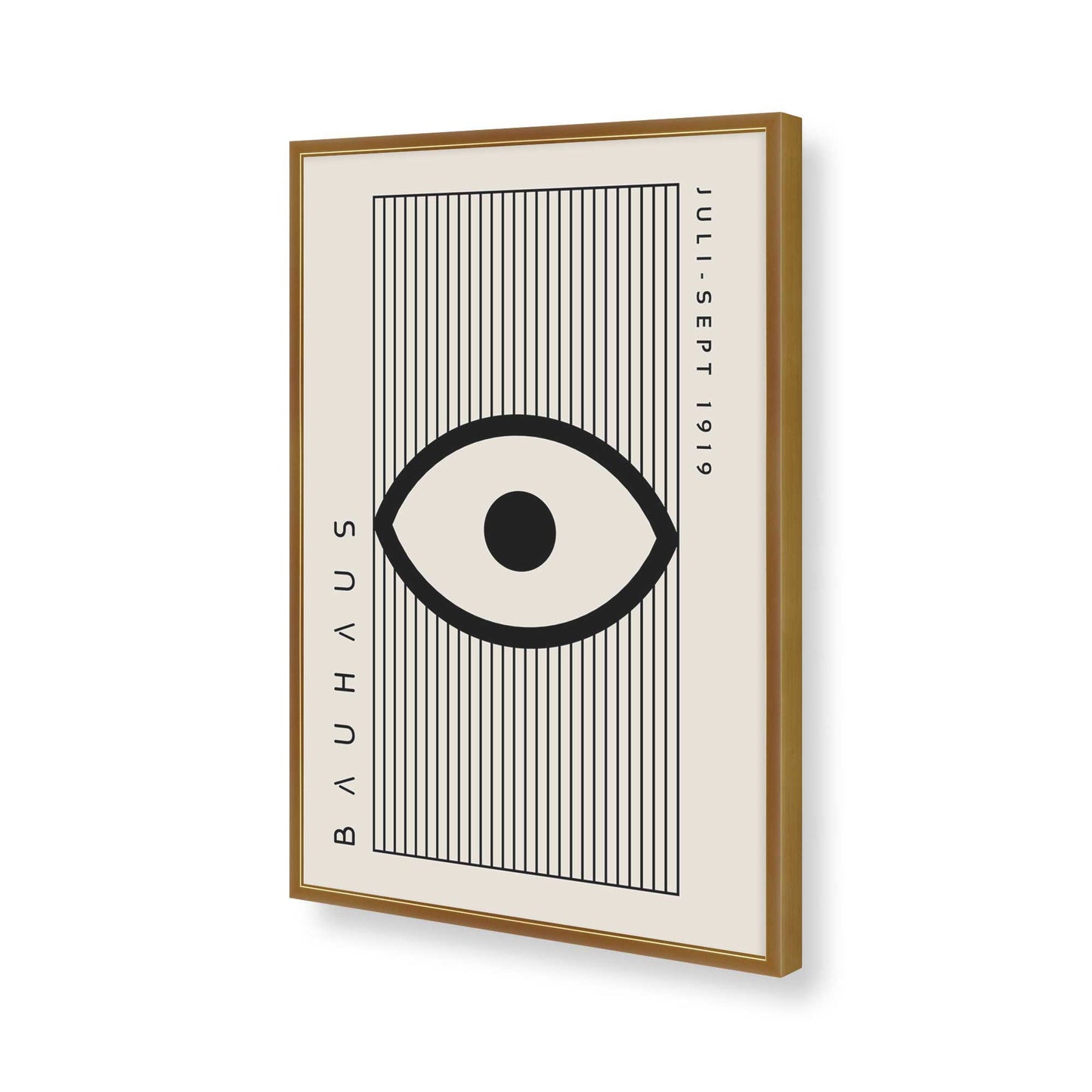 [Color:Polished Gold], Picture of art in a Polished Gold frame of the corner