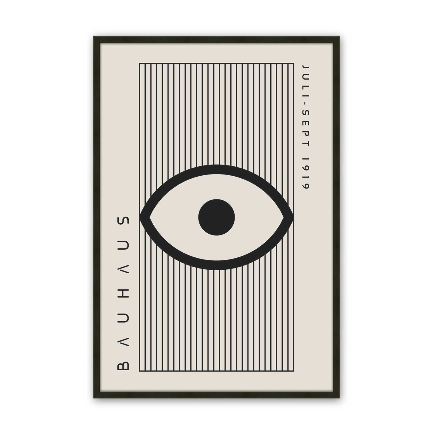 [Color:Satin Black], Picture of art in a Satin Black frame