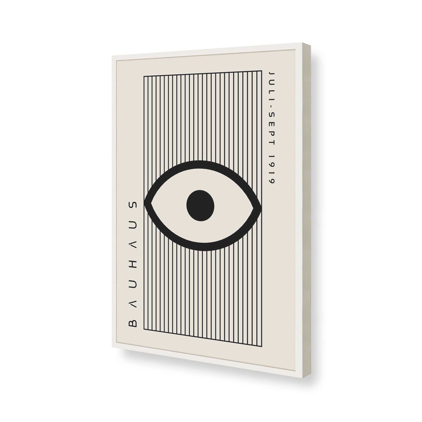 [Color:Opaque White], Picture of art in a Opaque White frame of the corner