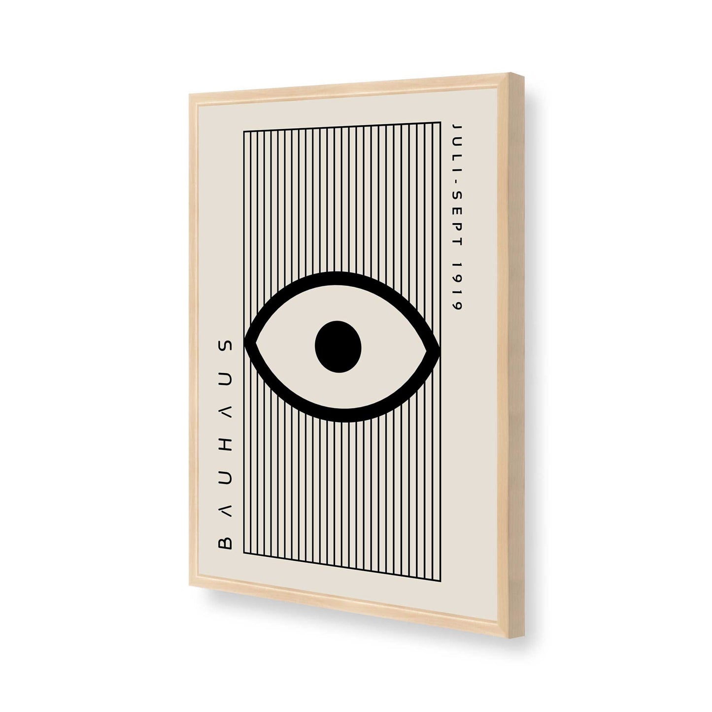 [Color:Raw Maple], Picture of art in a Raw Maple frame of the corner