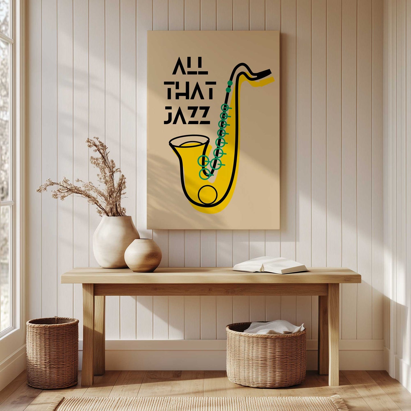 Picture of art in a room