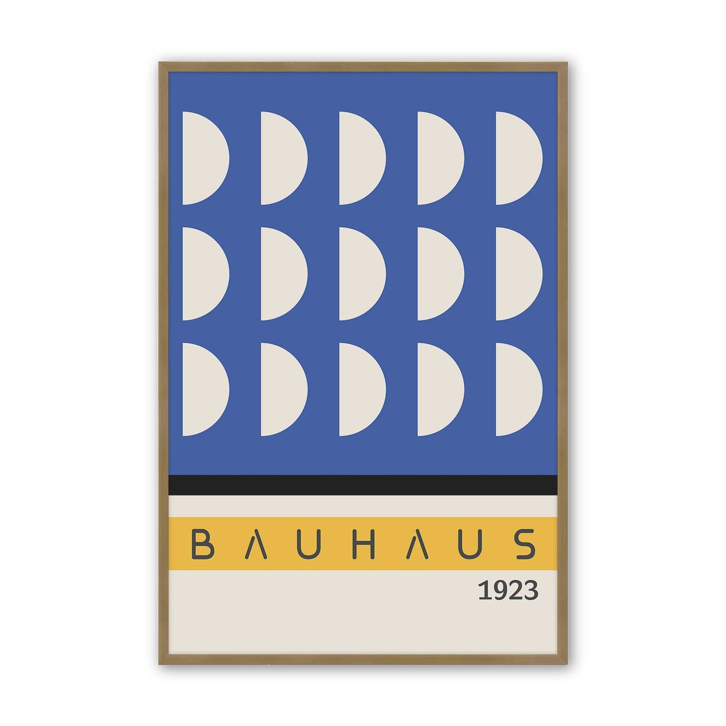 [Color:Brushed Gold], Picture of art in a Brushed Gold frame
