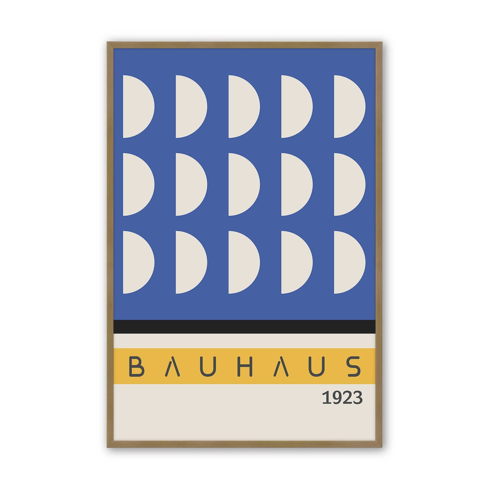 [Color:Brushed Gold], Picture of art in a Brushed Gold frame
