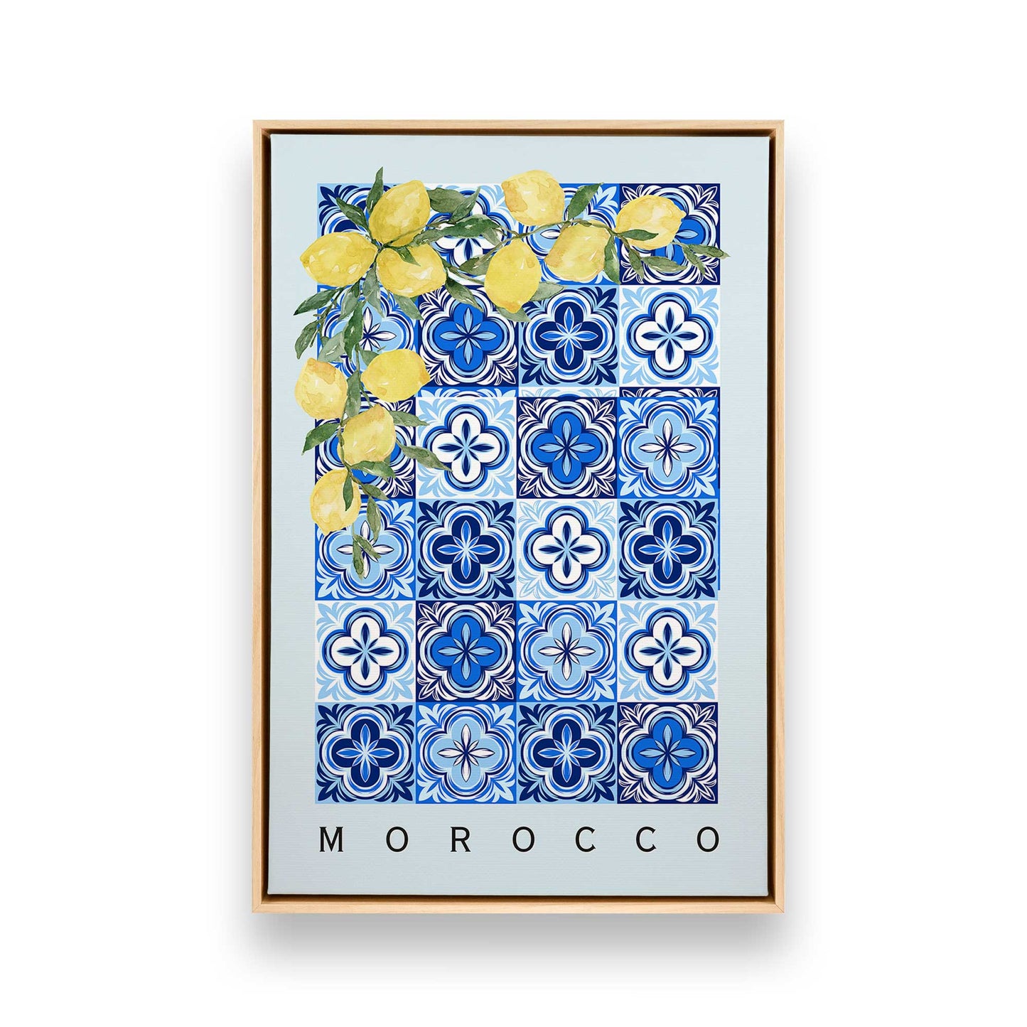 [Color:American Maple], Picture of art in a American Maple frame