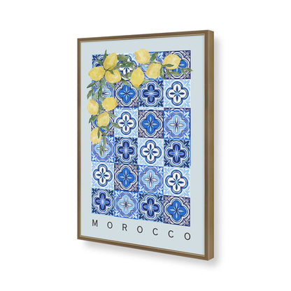 [Color:Brushed Gold], Picture of art in a Brushed Gold frame of the corner