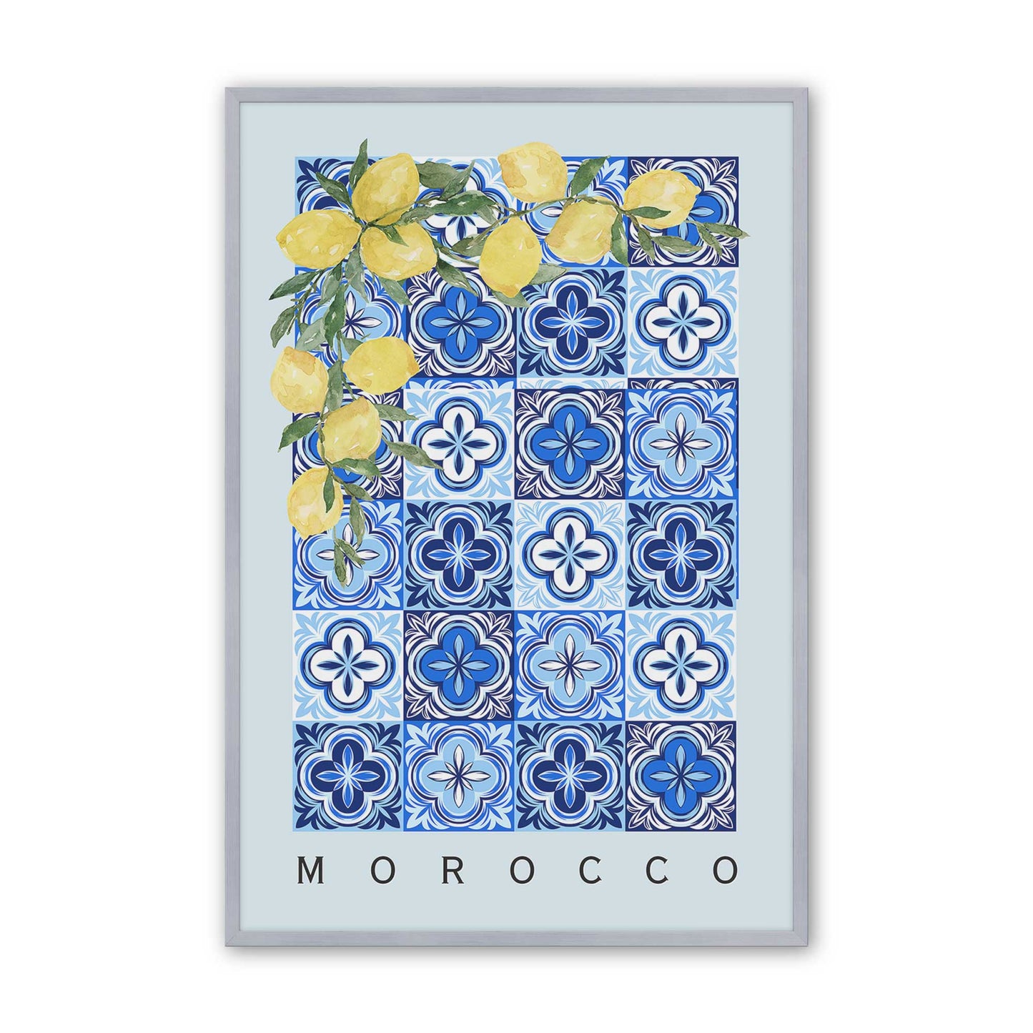 [Color:Polished Chrome], Picture of art in a Polished Chrome frame