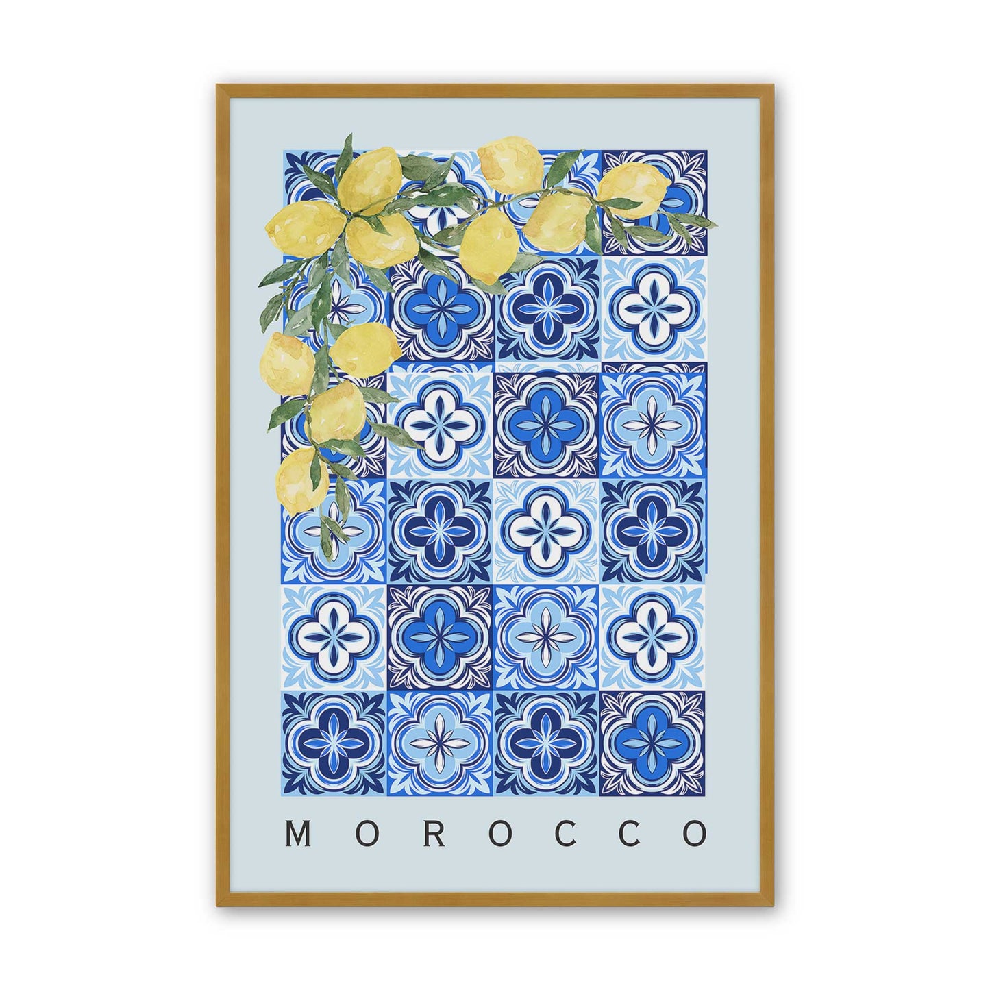 [Color:Polished Gold], Picture of art in a Polished Gold frame