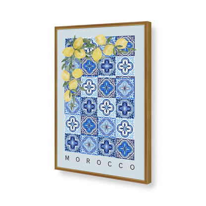 [Color:Polished Gold], Picture of art in a Polished Gold frame of the corner
