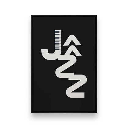 [Color:Satin Black], Picture of art in a Satin Black frame