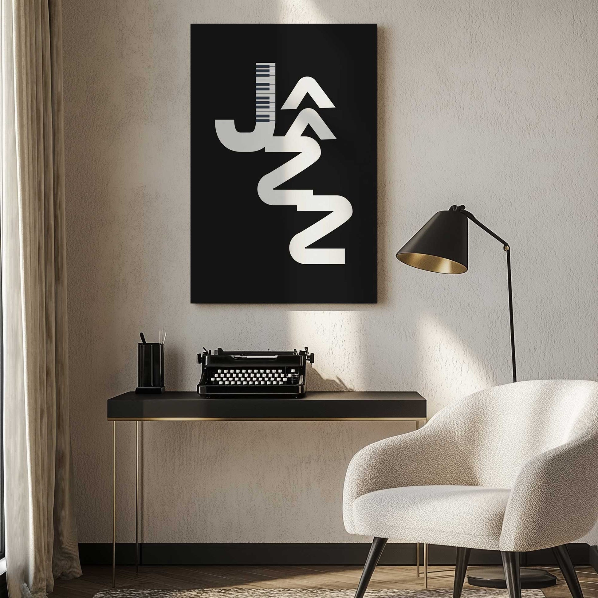 Picture of art in a room