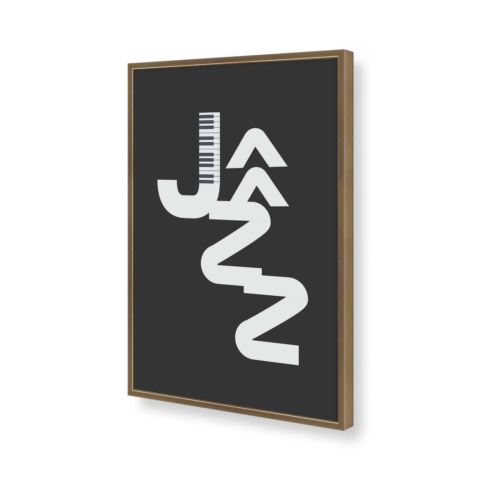 [Color:Brushed Gold], Picture of art in a Brushed Gold frame of the corner