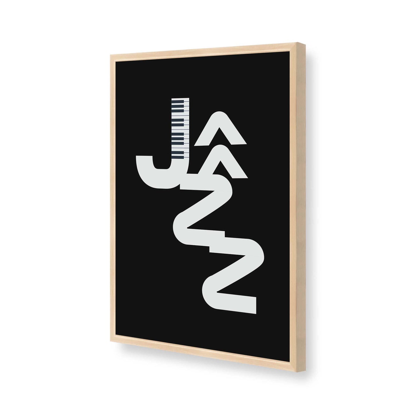 [Color:Raw Maple], Picture of art in a Raw Maple frame of the corner