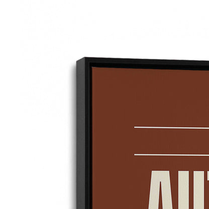 [Color:Satin Black], Picture of art in a Satin Black frame at an angle