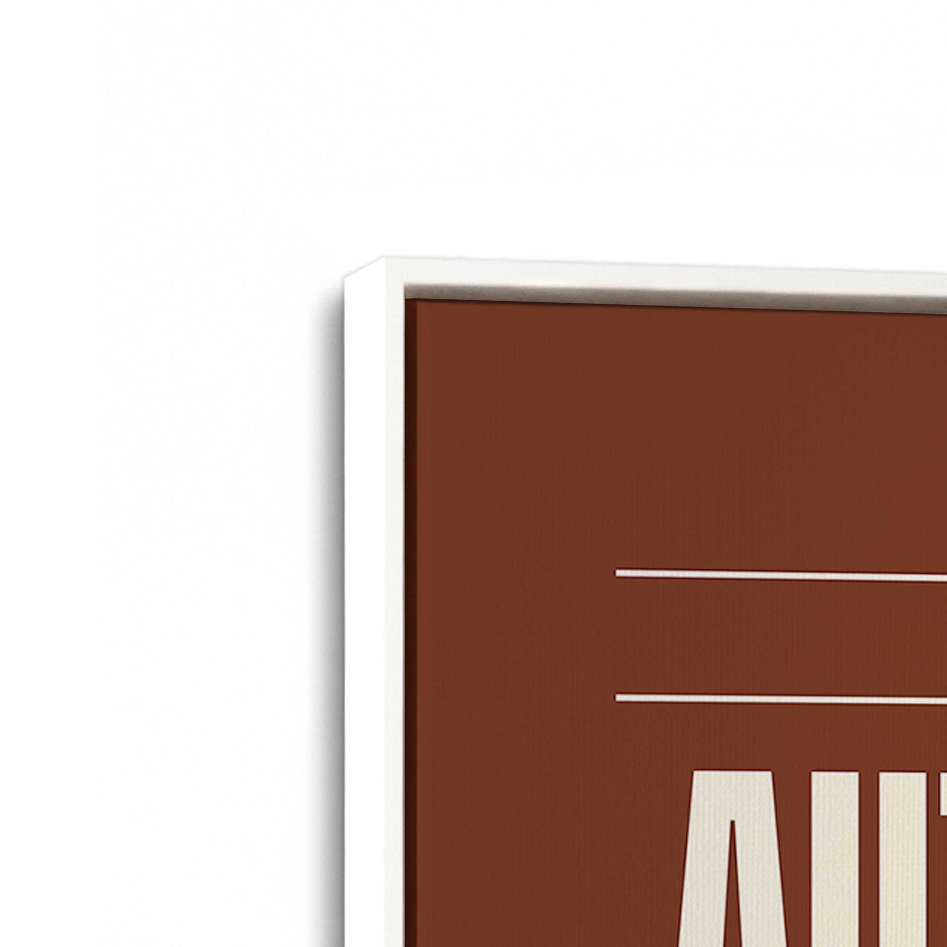 [Color:Opaque White], Picture of art in a White frame at an angle