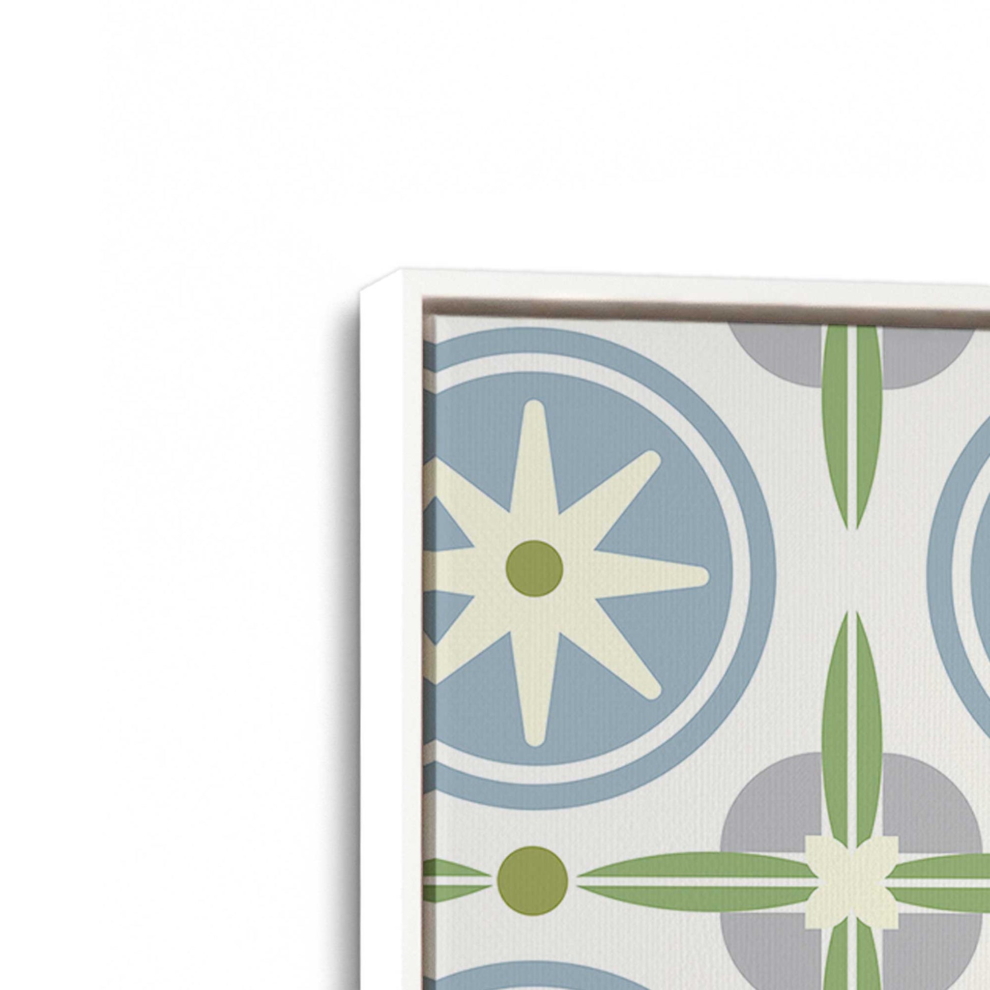 [Color:Opaque White], Picture of art in a White frame at an angle
