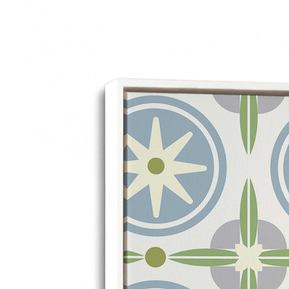 [Color:Opaque White], Picture of art in a White frame at an angle