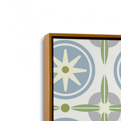 [Color:Polished Gold], Picture of art in a Polished Gold frame at an angle